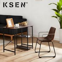 Bureau de travail compact moderne Xiamen Ksen avec solution de rangement pratique, doté d'étagères de rangement pour l'étude et le travail de bureau