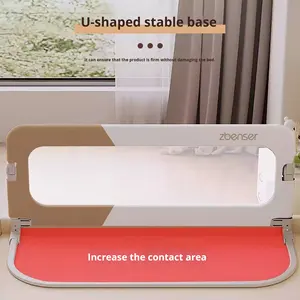 <span class=keywords><strong>Barriera</strong></span> di Sicurezza per Bambini, Protezione Anti-Caduta per <span class=keywords><strong>Letto</strong></span>, Pieghevole da Viaggio, in Cashmere, 80-200cm, <span class=keywords><strong>Sponda</strong></span> Laterale Singola - Product Image 4