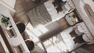 <span class=keywords><strong>Lit</strong></span> et meubles <span class=keywords><strong>de</strong></span> luxe modernes pour hôtel, cadre <span class=keywords><strong>en</strong></span> bois massif <span class=keywords><strong>de</strong></span> 1,8 m, rembourrage, pour appartement et villa - Product Image 2