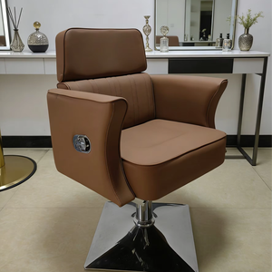 DM New Vintage European Salon Barber <b>Chair</b> Reclining Ergonomic Height Adjustable Hydraulic Pump 360 Degree <b>Rotation</b> Hospital Gym - Product Image 2