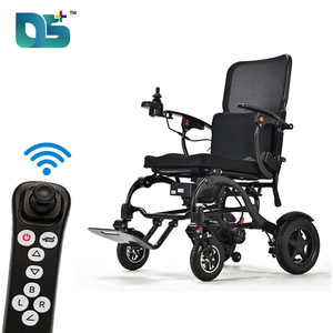 Fauteuil roulant électrique pliable léger et portable en acier au carbone intelligent en gros avec commande de batterie pour personnes handicapées et personnes âgées - Product Image 1