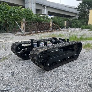 Theo dõi Chassis điện điện cao su tự động thông minh máy móc thiết bị theo dõi điện Chassis cao su cho hoặc robot xe - Product Image 5