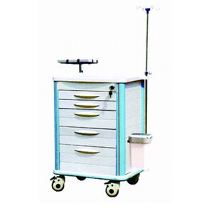 (MS-530A) Chariot médical d'urgence pour soins infirmiers, chariot en ABS - Product Image 1