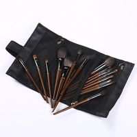 Ensemble de 24 pinceaux de maquillage professionnels en poils de chèvre, boîte cadeau de luxe, étiquette privée, pinceaux pour fard à joues, fard à paupières, poudre