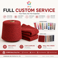 Fil à tricoter épais et pelucheux en chenille mélangée Galaxy Star coloré 5.5NM pour manteau d'hiver lourd, couleur personnalisée, fourniture d'usine