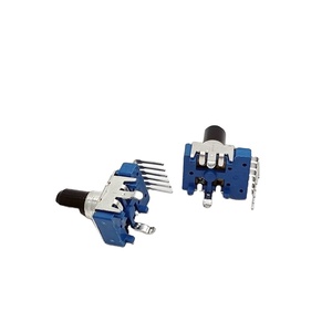 Terwin Factory OEM 11mm potenziometro verticale 20mm albero 6 Pin Mixer Audio doppio potenziometro interruttore - Product Image 2