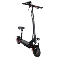 Skuter Listrik M4 Pro untuk Dewasa, Alloy Aluminium, Peredam Kejut Ganda, Jok Lipat, Pegangan, Kecepatan Maksimum 45km/jam, Terlaris di Eropa
