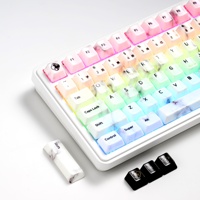 XVX Keycaps 120 Keys White Marble Texture Keycaps Cherry Profile Ceramic Keycaps for Mechanical Keyboards for Horse New Year
