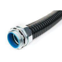 JAR fabricant fil électrique tube métal ondulé tube ROHS REACH pvc enduit galvanisé flexible métallique conduit