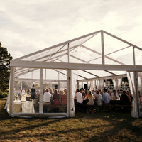 Tente de réception transparente en PVC pour mariage et événements – Tente de mariage élégante et transparente