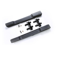 JOESHIER Marchepieds latéraux de luxe tout-terrain en alliage d'aluminium de haute qualité pour JEEP Wrangler JK 2006-2017 Modèle 2 portes