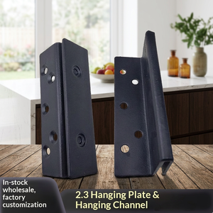 Soportes <span class=keywords><strong>para</strong></span> Camas de Plástico Modernos y Sencillos al por Mayor, Accesorios Pequeños, Ganchos Negros <span class=keywords><strong>para</strong></span> Cama, Ganchos Dobles Estampados con Orificio <span class=keywords><strong>para</strong></span> Ranura - Product Image 2