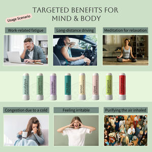 ยาดมแบบแท่ง วัตถุดิบจากธรรมชาติ ผ่อนคลายทุกวัน บรรเทาอาการคัดจมูก ช่วยเพิ่มพลังงาน บรรเทาความเครียด น้ำมันหอมระเหย - Product Image 4