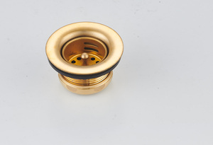 Nuevo Conjunto <span class=keywords><strong>de</strong></span> Desagüe para Lavabo <span class=keywords><strong>de</strong></span> <span class=keywords><strong>Baño</strong></span> en Color Dorado, con Filtro Extraíble, Diseño Moderno y Construcción Duradera - Product Image 5