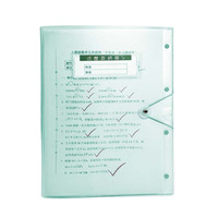 Classeur de rangement transparent A3 pour papiers de test, dossiers d'étudiant et documents, avec pochettes de classification, grande capacité (30-40 pages)
