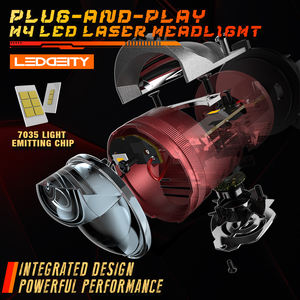 110W H4 alluminio bianco freddo lampadina LED nero Plug-Play fari auto lampadine moto 13200lm prestazioni più brillanti 6000k nuovo - Product Image 6