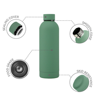 Bouteille d'Eau Sportive Personnalisée 500ml, Bouteille Isotherme Logotypée, Bouteille à Vide Thermique pour Souvenir