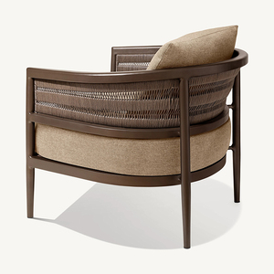 Decoout Cojín de silla de salón de aleación de aluminio para exteriores de gama alta y popular para sillón tejido de <span class=keywords><strong>cama</strong></span> de día de aluminio para exteriores y jardín - Product Image 4