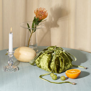 ถุงหูรูดผ้าไหมกำมะหยี่ขนาด25นิ้วสำหรับฤดูหนาวปักโลโก้ - Product Image 4