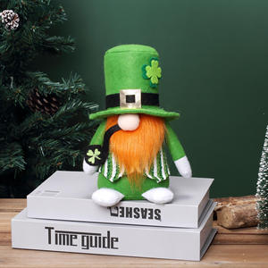 Muñecos de Gnomo para Fiestas, Gnomo Irlandés con Trébol, Gnomo Escandinavo, Gnomo Verde de Navidad, Gnomo Nórdico, Muñeco de San Patricio, Muñeco de Rodolfo - Product Image 4