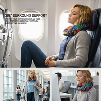 Oreiller de voyage pliable en U, personnalisable rapidement et facilement, anti-boulochage et anti-statique, avec impression de logo