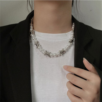Collier Hip Hop Léger de Luxe Bijoux Y2K Trendy Femmes Hommes Faux Collier Choker