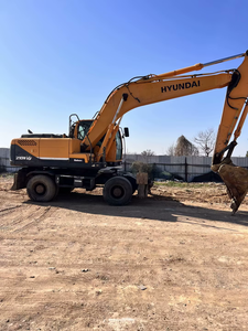 Excavatrice sur pneus Hyundai 210wvs de haute qualité, modèle 2024, moteur de 20,8 tonnes, prix bas, peu d'heures de fonctionnement - Product Image 5