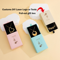 2025 mode bracelet boucle d'oreille collier anneau montre tiroir boîte femmes bijoux cadeau bijoux emballage boîte