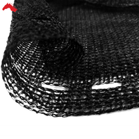 Filet d'ombrage noir en HDPE tissé pour jardin et agriculture, 70 % anti-UV, taux d'ombrage 60 %, en promotion
