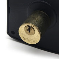Serrure de porte à cylindre en laiton standard pour portes en bois, modèle Chili Dominica