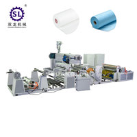 Machine de revêtement et de laminage à colle thermofusible haute productivité et haute efficacité pour rouleaux de tissu non tissé avec une vitesse de 80-180 m/min