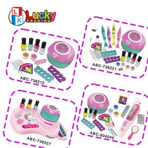 LK Toy – ensemble de maquillage pour filles, Machine de maquillage, sèche-cheveux électrique, <span class=keywords><strong>Nail</strong></span> <span class=keywords><strong>Art</strong></span>, <span class=keywords><strong>Studio</strong></span> de vernis, jouets de poudre de paillettes - Product Image 6