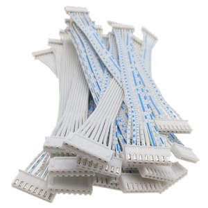 Câble plat à ruban 2468 24AWG JST XH 2.5 Pas 2/3/3/5/6/7/8 Broches pour électronique avec prise angulaire / droite - Product Image 3