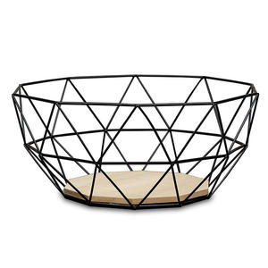 Panier de rangement en métal tressé sur mesure pour cuisine, œufs, aliments et fruits, avec cadre en fer – Tendance 2026, vente en gros - Product Image 5