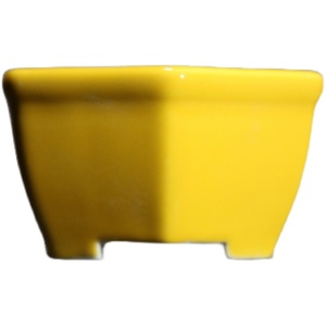 <b>Ceramic</b> Bonsai <b>Pot</b> Hexagonal Mini Purple Clay Japanese Style Crackle Glaze Palm Sized <b>Flower</b> Planter - Product Image 5