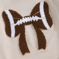 Sweat-shirt à bulles unisexe rétro jeu de rugby pour tout-petits vêtements pour bébés barboteuse sport Coquette de football pour bébés filles