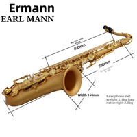 Ehrman Earl Mann Instrument B- Down Tenor Saxophone Ma Jin Brass Tianjin High-grade Bags