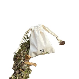 Hot Selling Cotton Pouch Bag Durable Drawstring Jewelry Bag for <b>Watch</b> <b>Rings</b> Earrings - Product Image 1