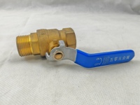 Válvula de Bola de Latón de 3/4'' con Operación Manual, Sellado de PTFE para Alta Temperatura, Control para Sistemas de Gas/Aceite/Agua, Servicio OEM/ODM, 3 Años de Garantía