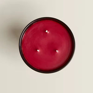 Velas Aromáticas de Lujo Personalizadas con 3 Mechas, Etiqueta Privada, Vaso de Vidrio Negro Mate - Product Image 4