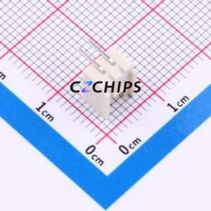 WAFER-HY2.0-2PWZ-Y62 Wire-to-Board Pin Header Bent Lead Through Hole,P=2mm Connector 1x2P 2mm Right Angle Insert HY - Product Image 2