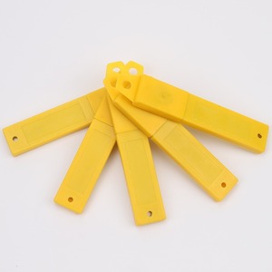 Cleaning Blades 100mm Length 0.45mm Thick Double Hole Durable Metal Scraper For Multi Purpose Cleaning Tools - Product Image 2