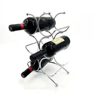 Hersteller Lieferant künstlerisches Weinflaschenregal Regal Weinflaschenhalter stehender Weinhalter