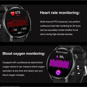 Smartwatch Gw63 con Monitoraggio Continuo della Frequenza Cardiaca, Misurazione della Temperatura del Sonno, Display IPS, BT5.3, Chiamate, IP67 Impermeabile - Product Image 6