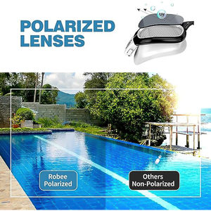 성인용 고화질 김서림 방지 남성 및 여성용 대형 프레임 캡 세트 다이빙 특수 고글 장비 방수 수영 모자 - Product Image 3