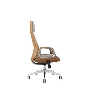 Nuevo modelo moderno ergonómico ajustable de lujo de cuero PU silla de oficina ejecutivo jefe gerente silla ajustable reposacabezas - Product Image 5