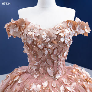 Jancember RSM67434 Elegante Apliques Flor Empire Ball Gown Quinceanera Vestidos - Product Image 2