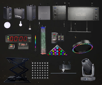 Contrôle DMX Lumière Cinétique Flottant Art LED Lumières pour Concerts Théâtres Éclairage de Scène Décoration Palan Moteur