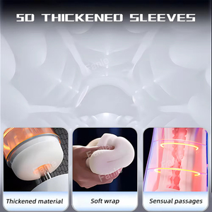 Masturbateur masculin automatique à succion chauffant, type Pocket Pussy, avec pompe à pénis et fonction de fellation, jouet sexuel masculin - Product Image 5