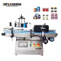 Machine d'étiquetage portable de bureau pour bouteilles d'eau, de vin, de cosmétiques, de pots, de canettes et de bouteilles rondes, machine à coller des étiquettes adhésives